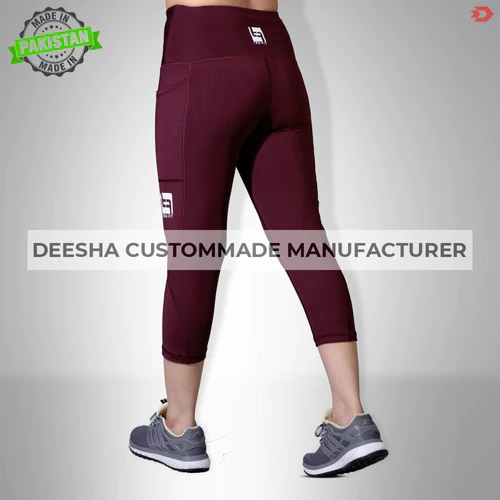 K6 Lifestyle High Wasited Capri Leggings - view 4