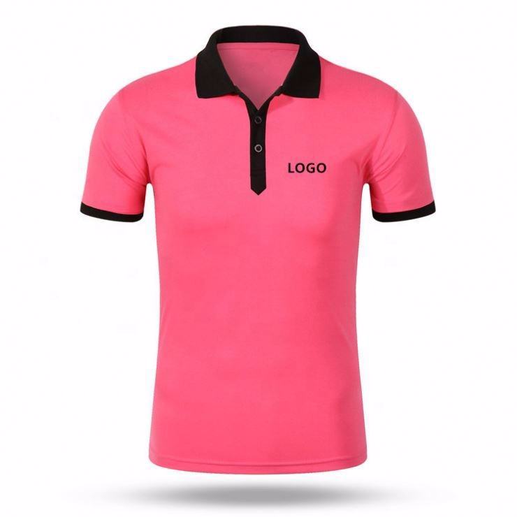 Newest Design Men Polo Shirts Customized Color Block Half Button Wholesale Price Polo Shirt - view 5