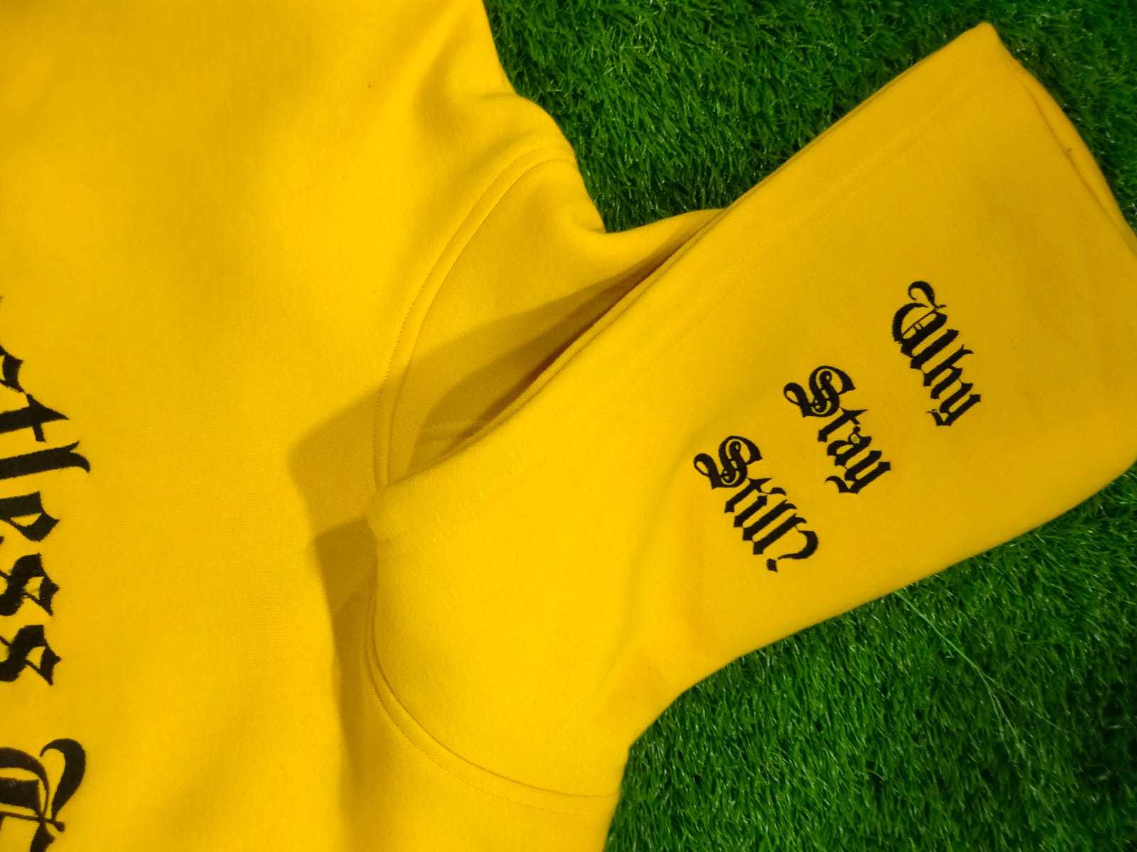 100 PERCENT COTTON FLEECE EMBORIDERY TRACKSUIT, SWEAT PENT WITH HOODIE CUSTOMIZATION AVAILAVLABLE - view 3
