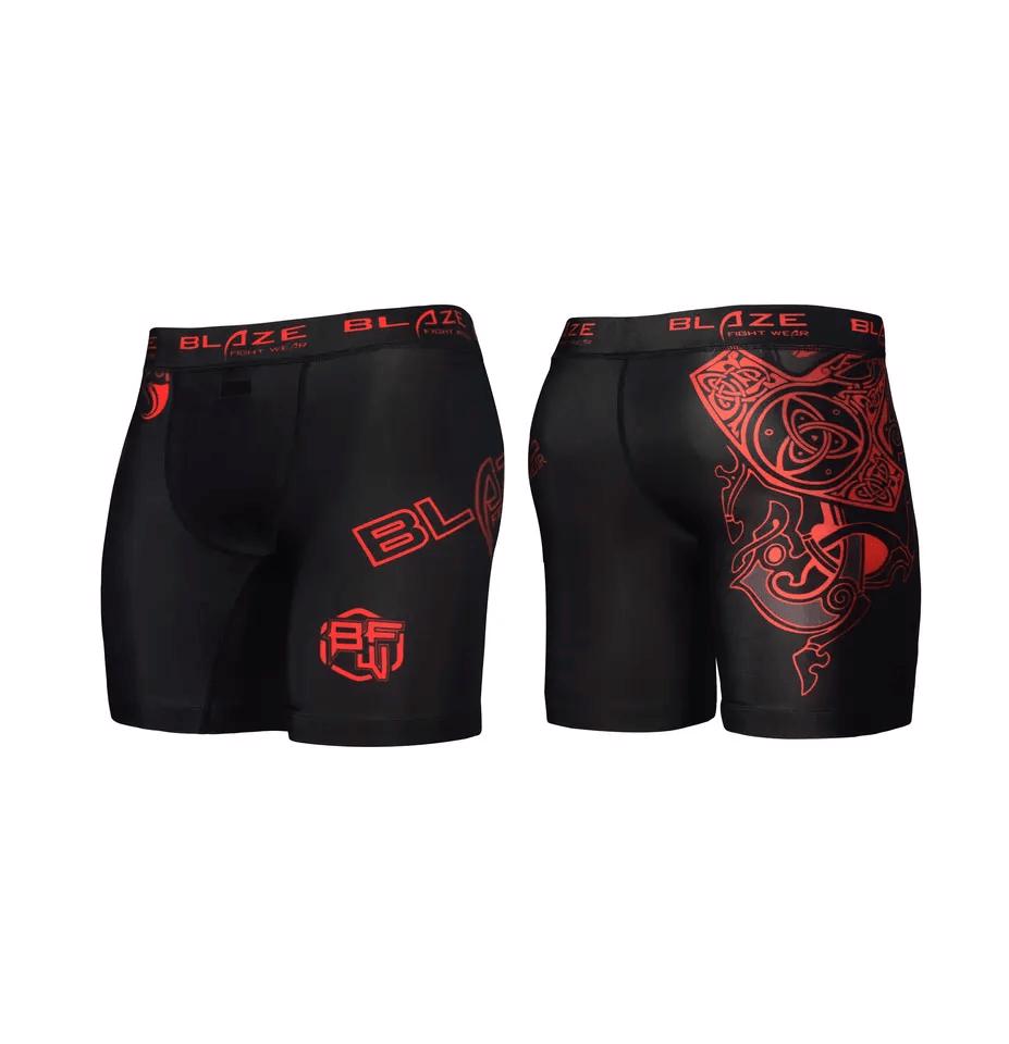 Wholesale Sublimated Training, gym, MMA Compression Shorts Breathable Fabric, Custom Design Shorts - view 4