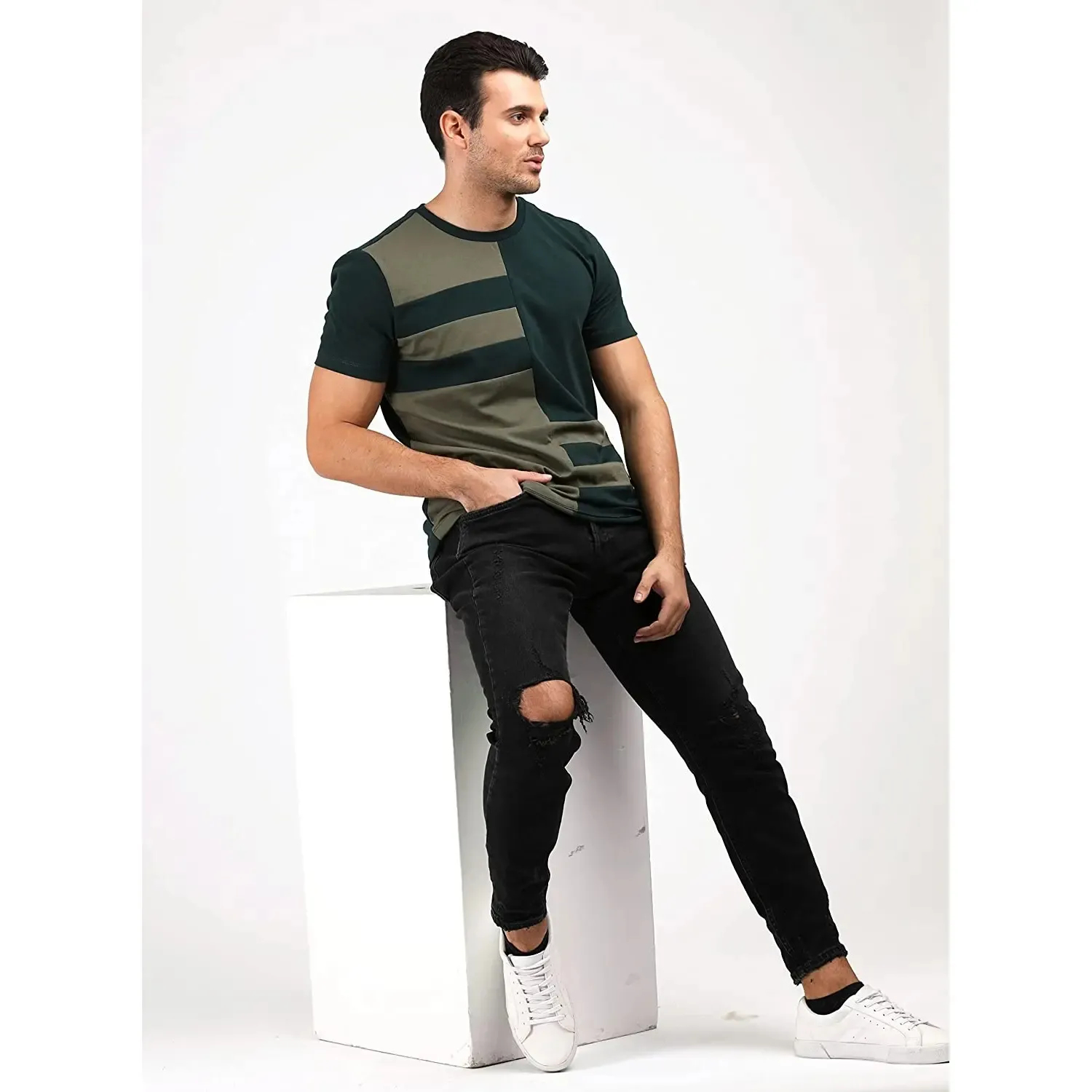 Private Label Gym T Shirts New Style Gym Sports Clothes Men Slim Gym T Shirt Made In Pakistan - view 4
