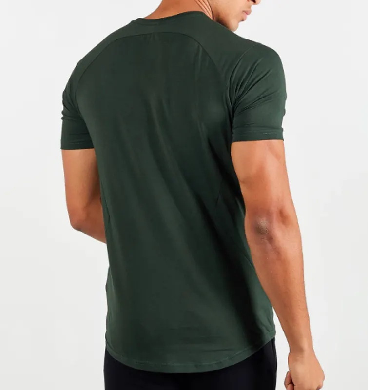 OEM Wholesale 95% Cotton 5% Elastane Men's Slim Fit Tee Shirt - view 2