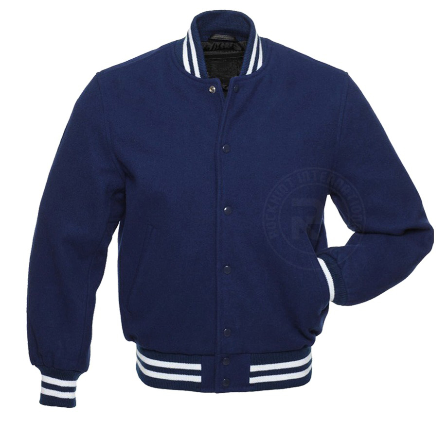 Custom Letterman Varsity Jacket 100% Wool  - view 3