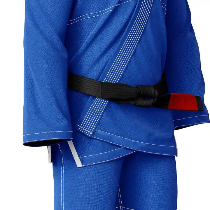 Jiu-Jitsu Kimonos BJJ Gi 450g Pearl Weave Blue - view 4