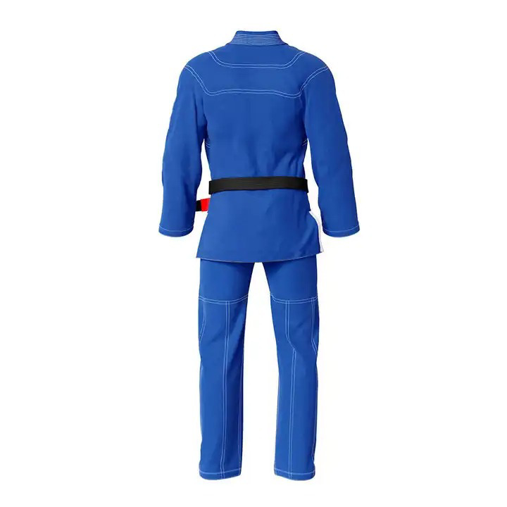 Jiu-Jitsu Kimonos BJJ Gi 450g Pearl Weave Blue - view 5