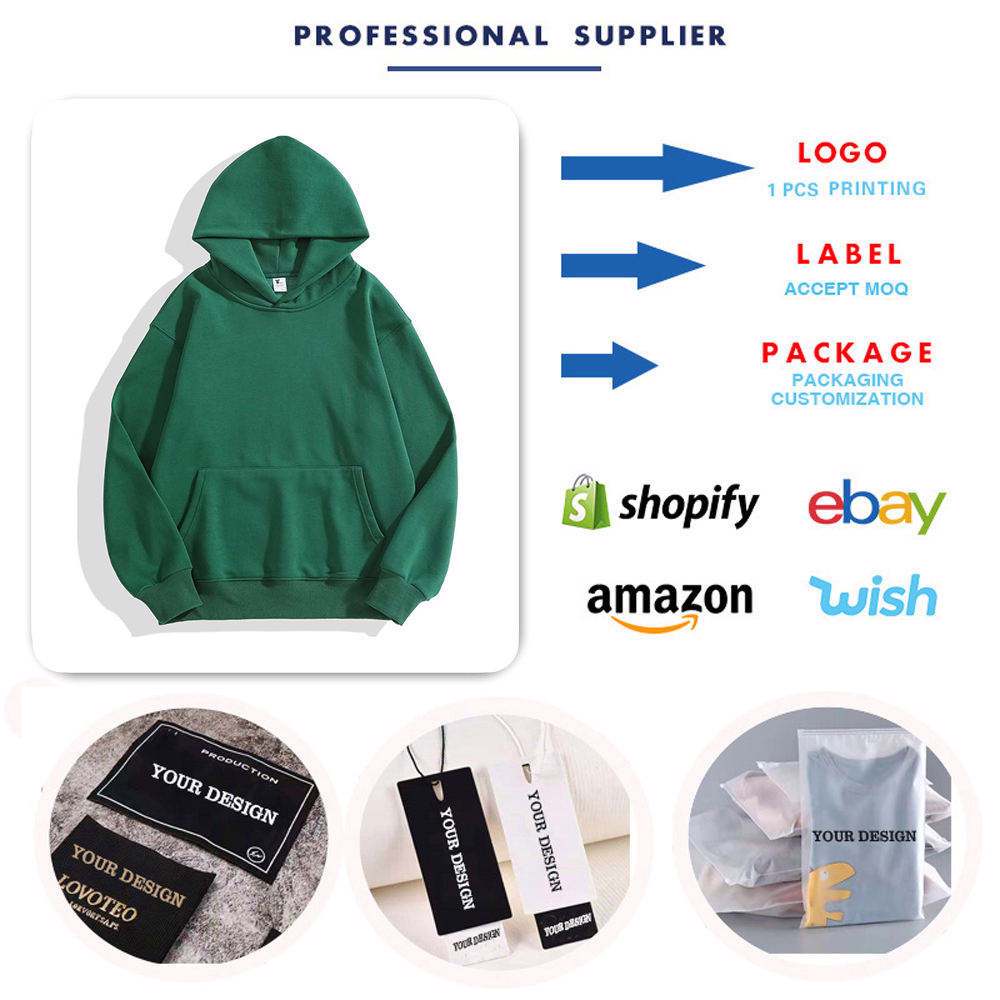 High Quality Fabric, Heavyweight Unisex Cropped Hoodies, 350 GSM. - view 6