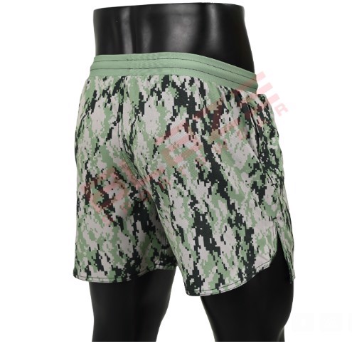  Gym short Fitness Workout Shorts Sweat Compression Liner 2 in 1 Running Men Short with Pocket - view 2