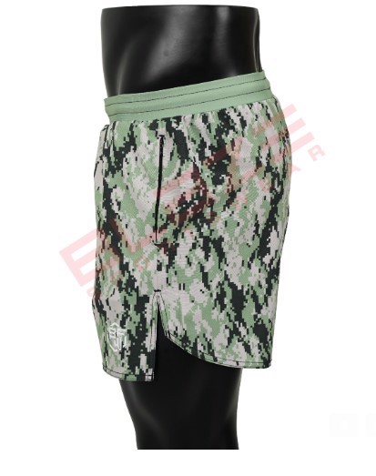  Gym short Fitness Workout Shorts Sweat Compression Liner 2 in 1 Running Men Short with Pocket - view 3