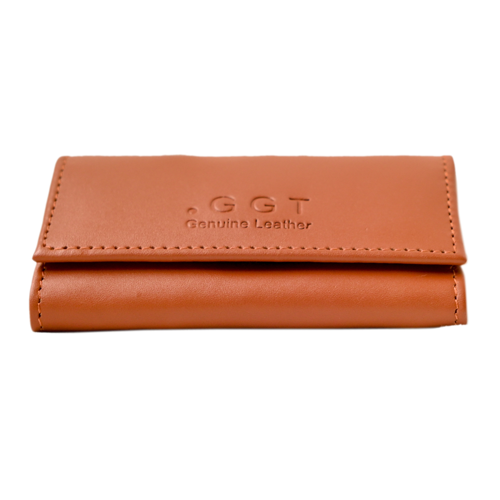 Leather key chain holder, Genuine leather, Slim, for men and women, Key pouch, Key wallet, Key case - view 2