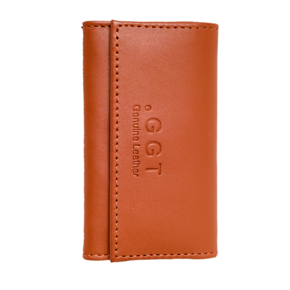 Leather key chain holder, Genuine leather, Slim, for men and women, Key pouch, Key wallet, Key case - view 4
