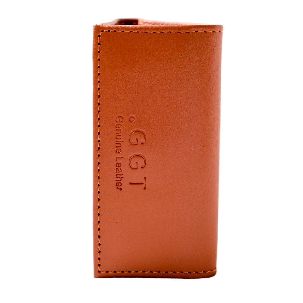 Leather key chain holder, Genuine leather, Slim, for men and women, Key pouch, Key wallet, Key case - view 6