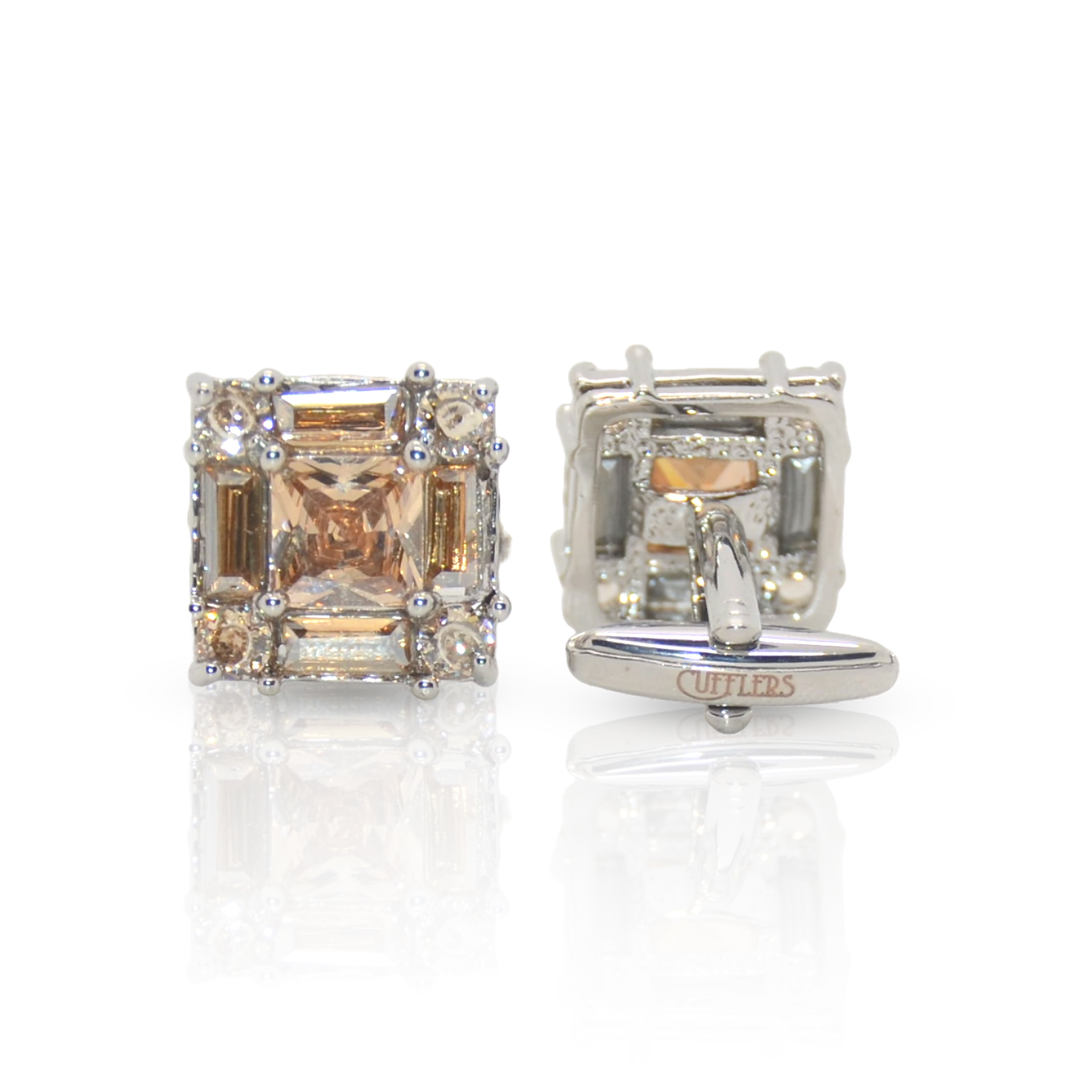 Cufflers Modern Square Cufflinks with Free Gift Box – CU-3001 - view 2
