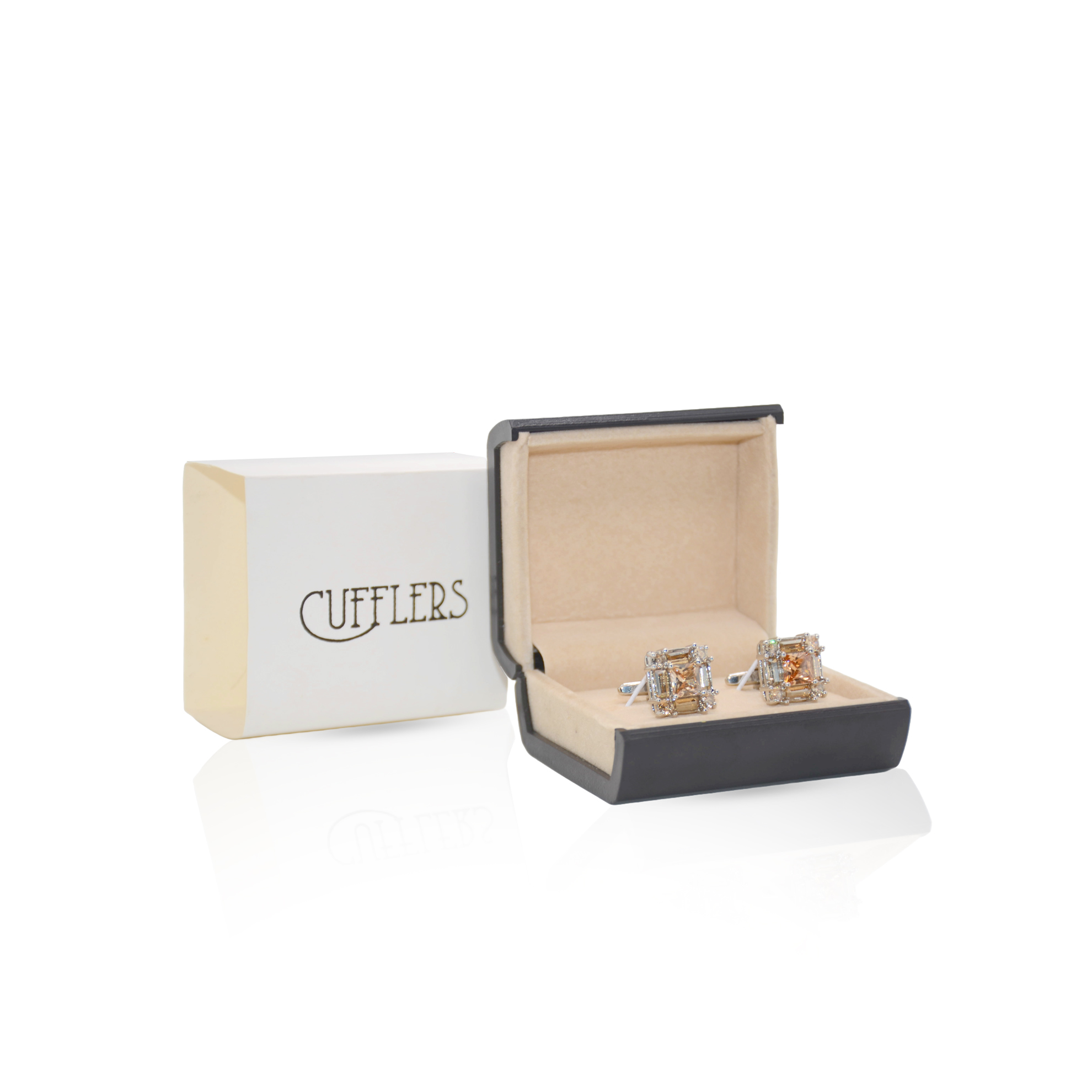Cufflers Modern Square Cufflinks with Free Gift Box – CU-3001 - view 4
