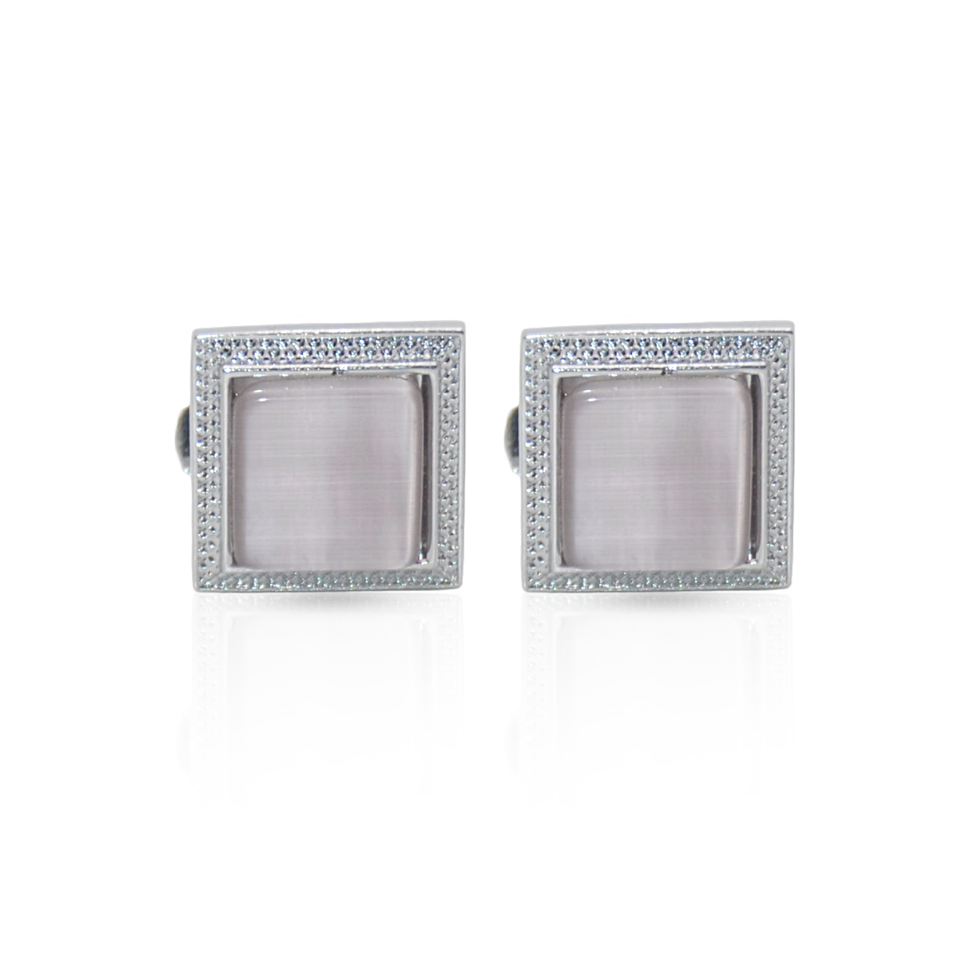Cufflers Novelty Cufflinks Free Gift Box Silver Box Design – CU-2030