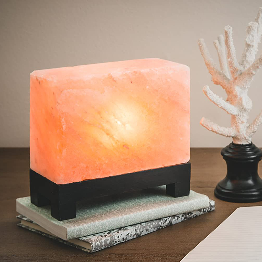 Wholesale Indoor Bedroom Colorful Himalayan Salt Night Light USB Bed LED Table Lamp - view 4