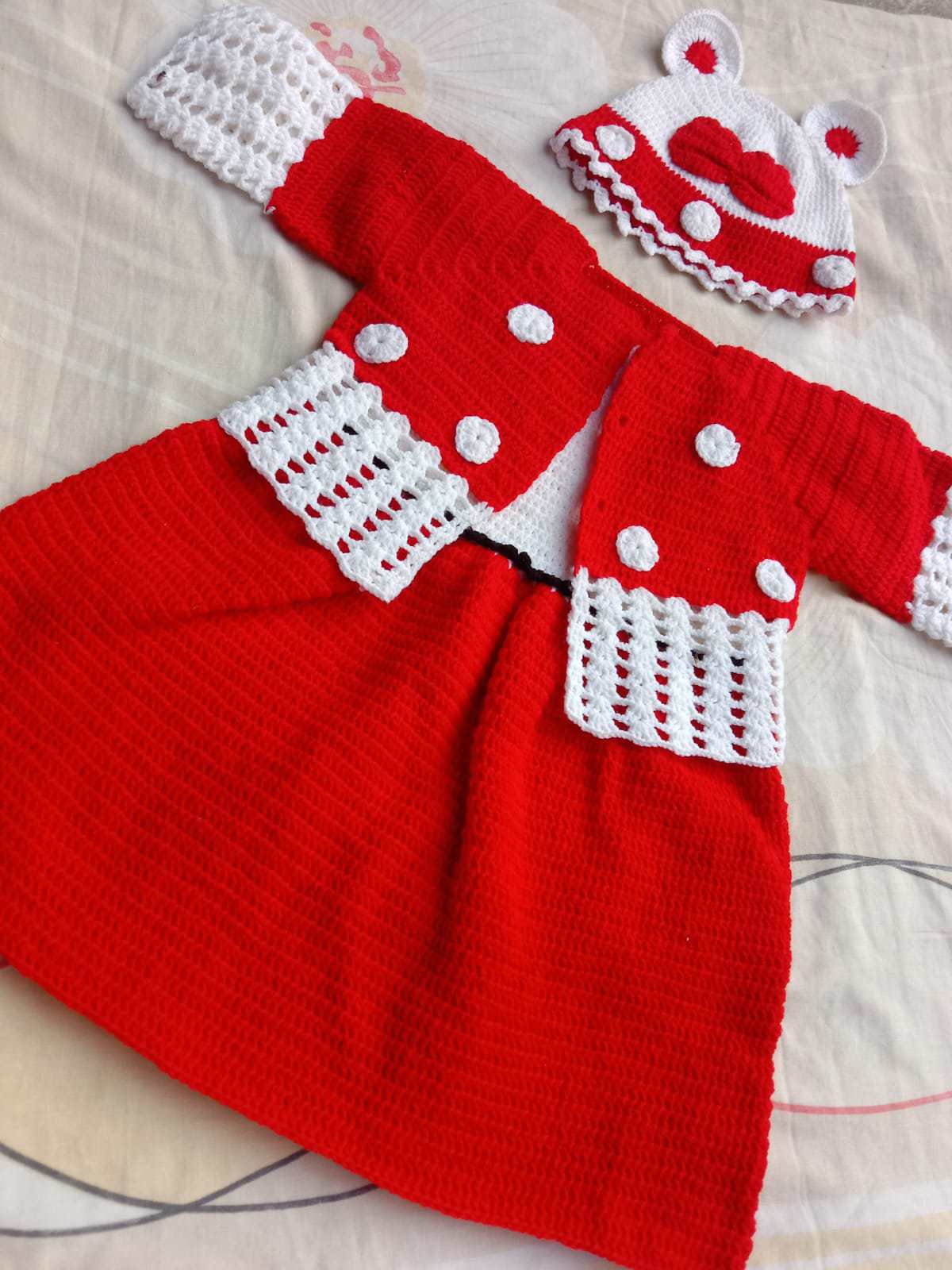 handmade baby skirt &shirt with cap - view 5