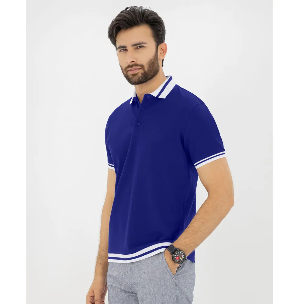 Men's Casual Short Sleeve Lapel Polo Shirt Golf Casual Short Sleeve cheap men polo t-shirt Men