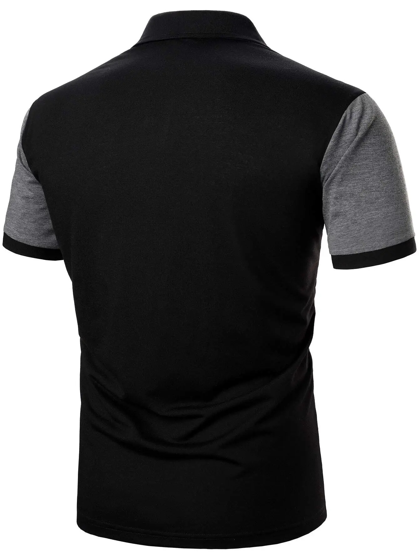 2024 New Fashion Cotton Polyester Polo Shirt Men Stand Collar high quality short Men Polo T- Shirt - view 2