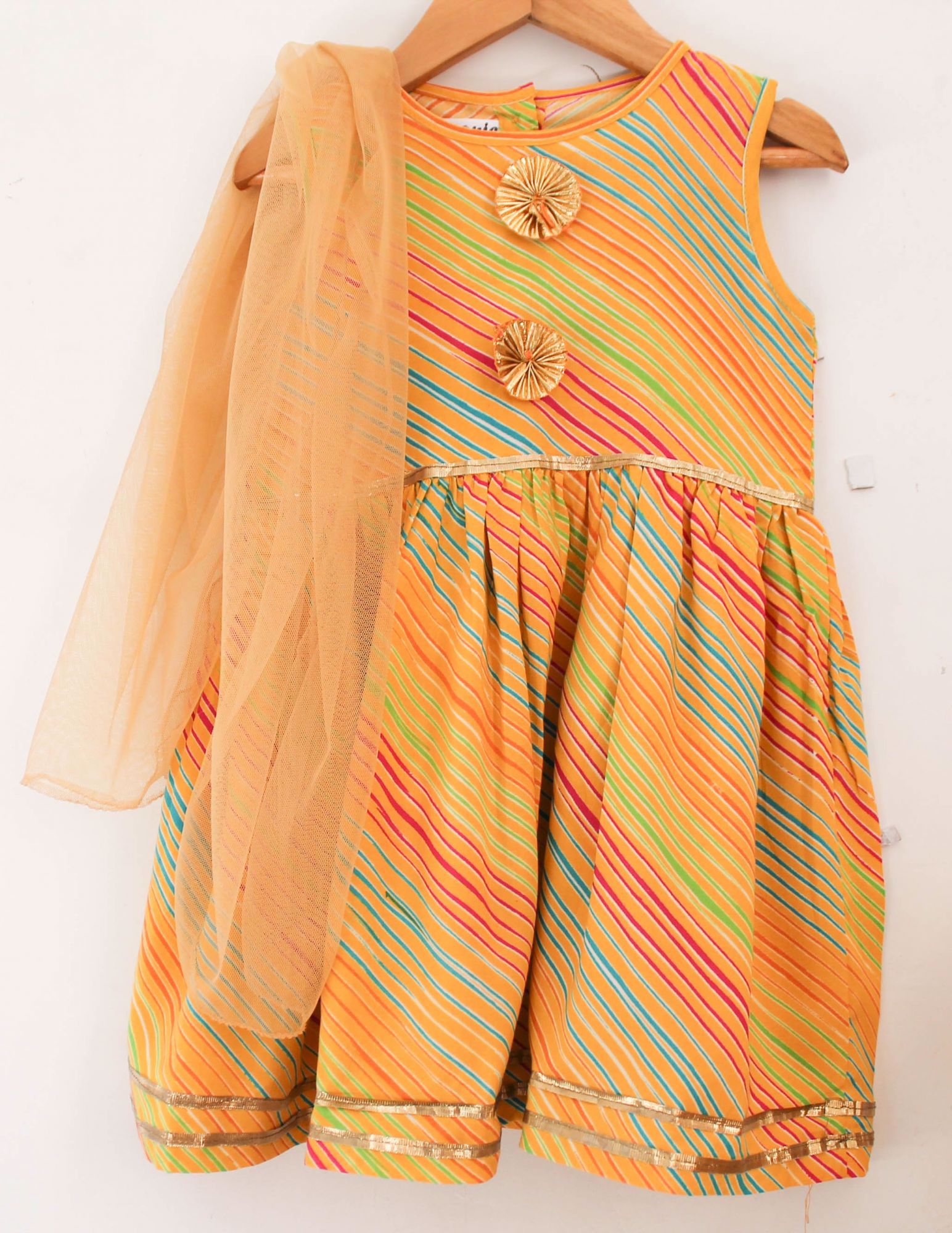 frock with sharara girls 