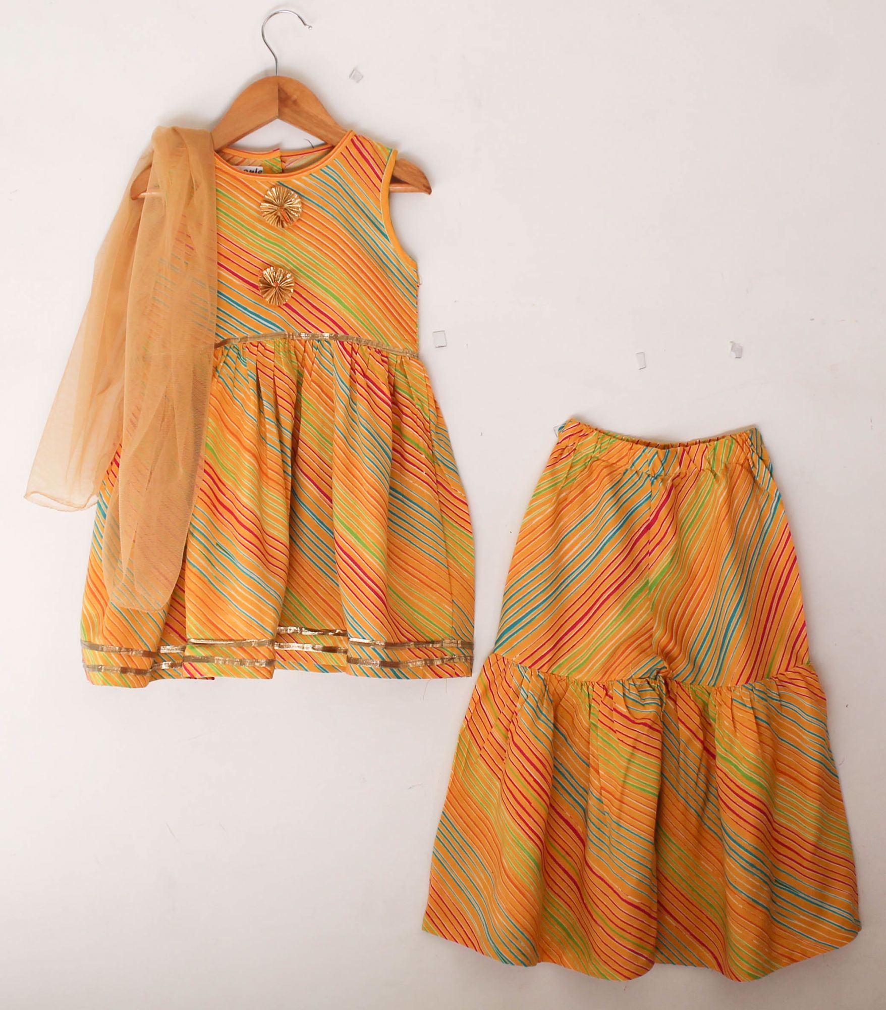 frock with sharara girls  - view 3
