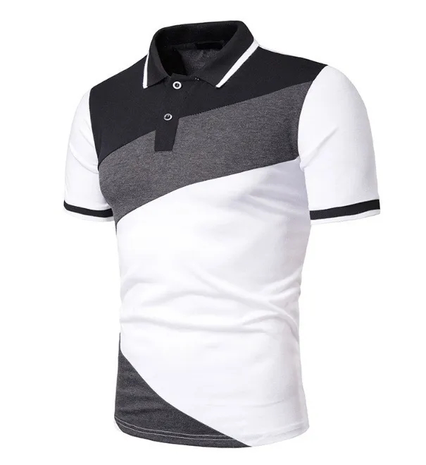 Cotton Men's Custom Polo Shirts With Embroidery Logo Summer polo shirt - view 3