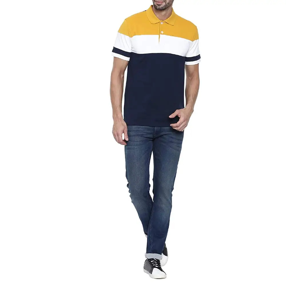 New Custom Breathable Anti-Pilling Solid Color Men Polo Shirts - view 2