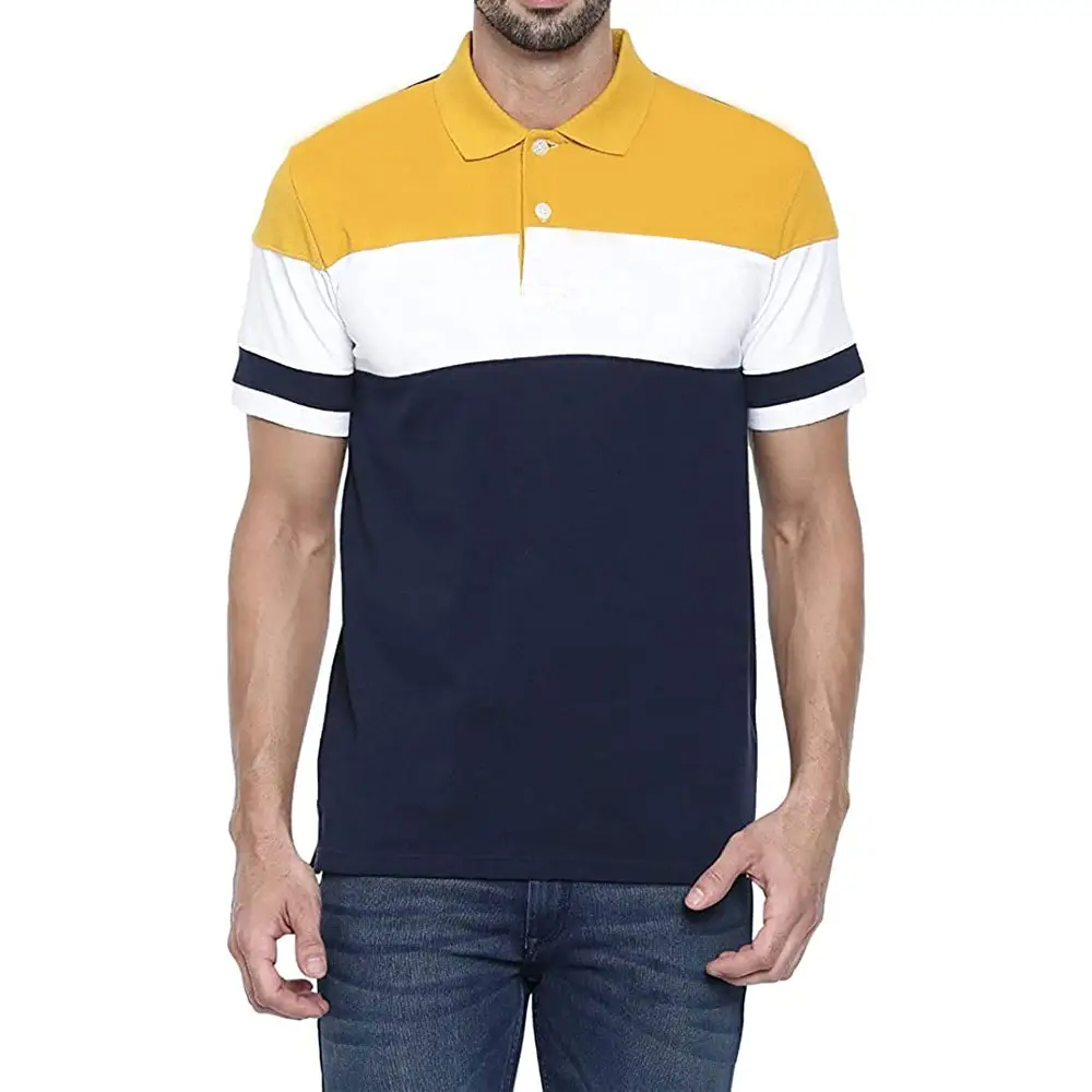 New Custom Breathable Anti-Pilling Solid Color Men Polo Shirts - view 4