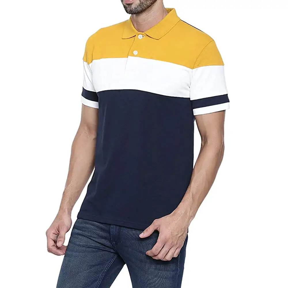 New Custom Breathable Anti-Pilling Solid Color Men Polo Shirts - view 6