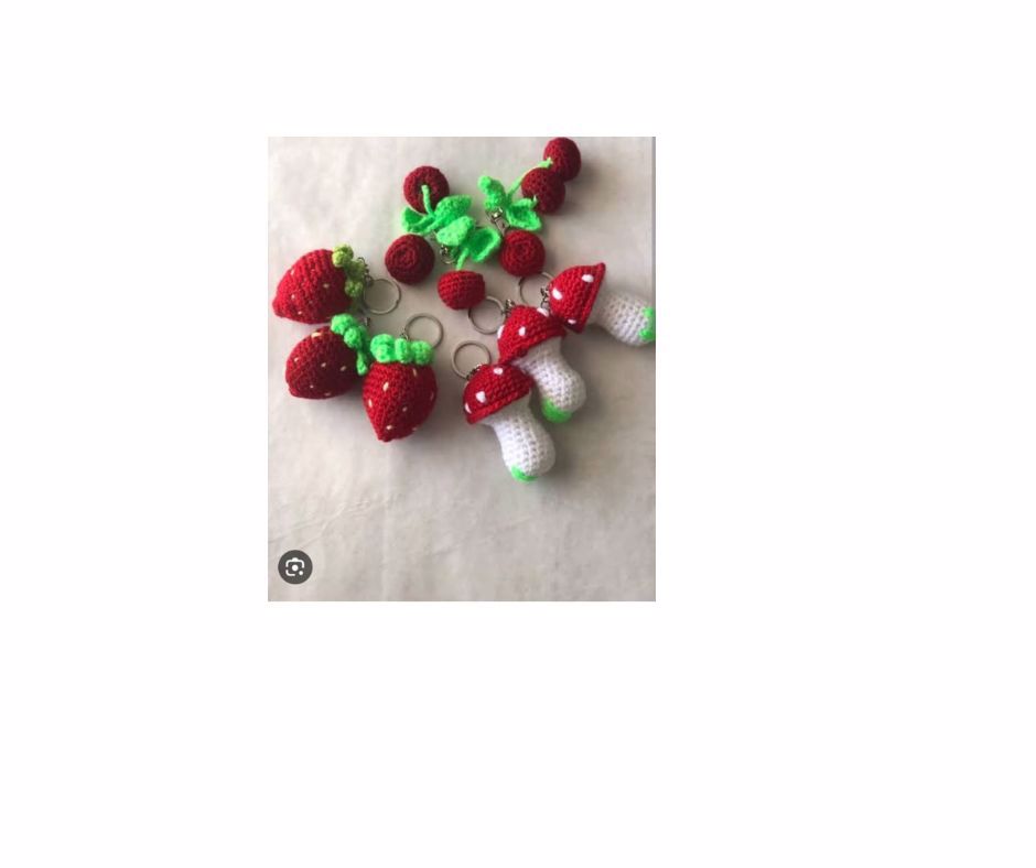 handmade wooden Keychains - view 2