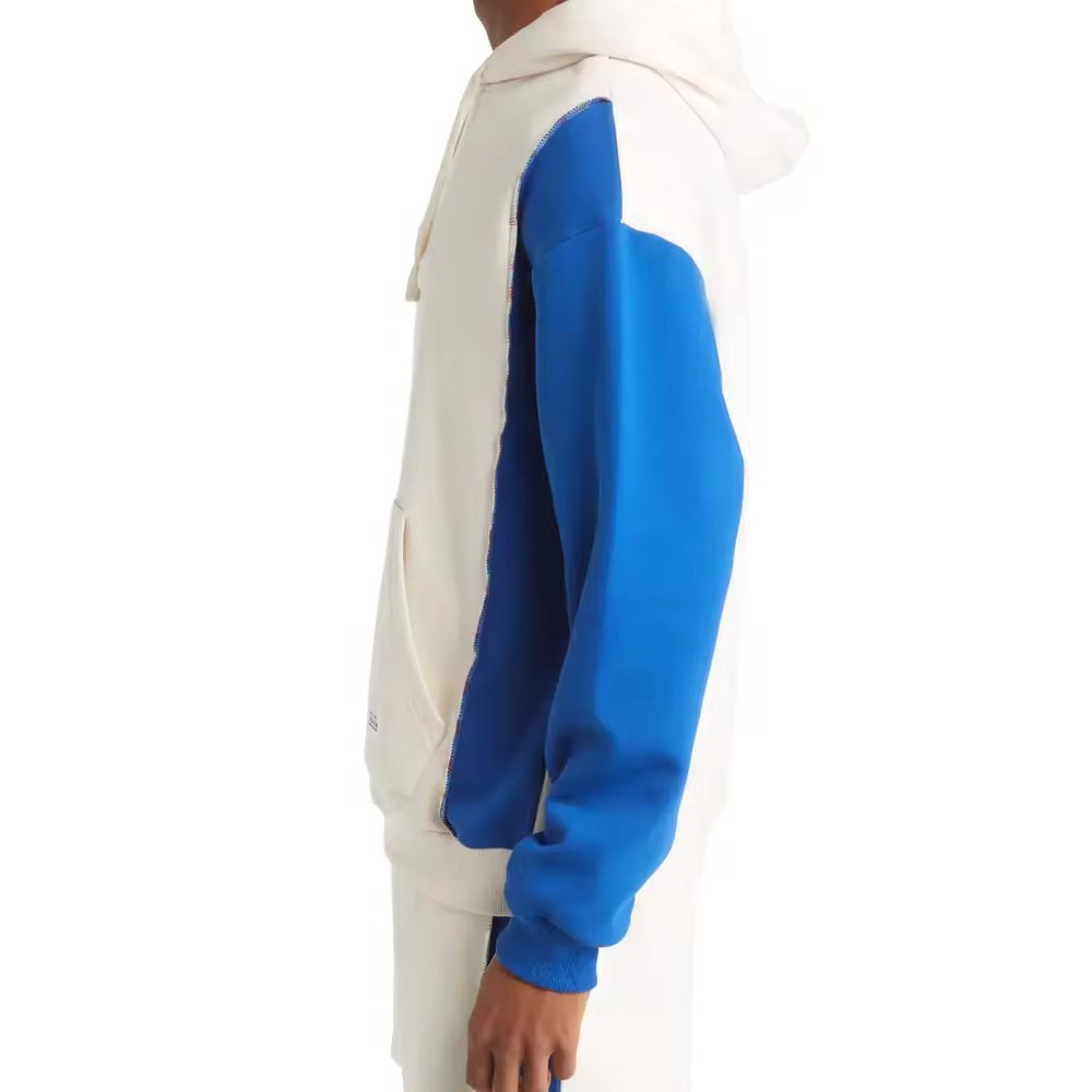 Custom Paneling Wholesale Manufacture OEM Men Hoodies Sweatshirts Solid Color Bagi Style Hoodie - view 5