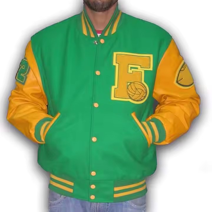 Wholesale Best Quality Custom Wool Body Bomber Jacket Men Baseball Varsity Letterman Jacket - view 4