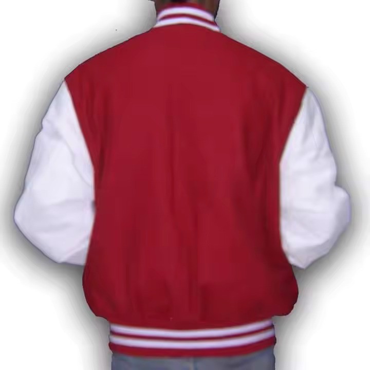 Wholesale Best Quality Custom Wool Body Bomber Jacket Men Baseball Varsity Letterman Jacket - view 10