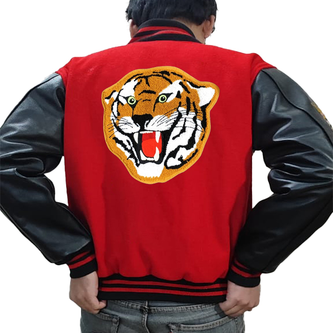 Customize Your Varsity jacket in Wool & PU Leather Sleeves for Style - view 6