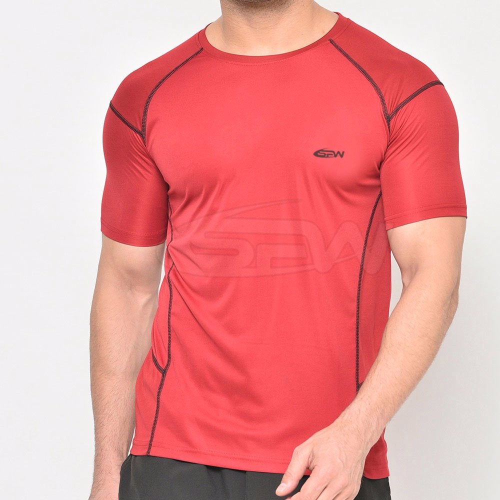 Wholesale Customized fitness t shirts gym fitness running Athletic t shirts training t shirts