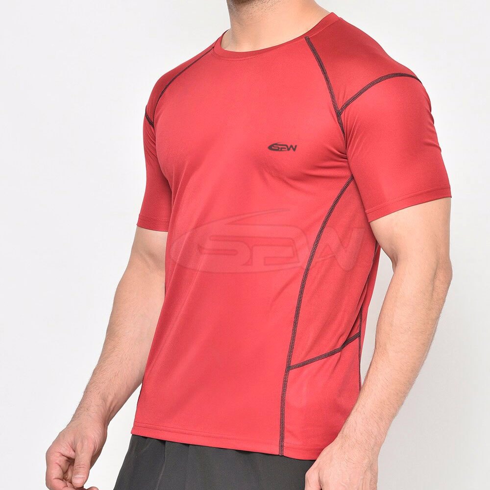 Wholesale Customized fitness t shirts gym fitness running Athletic t shirts training t shirts - view 3