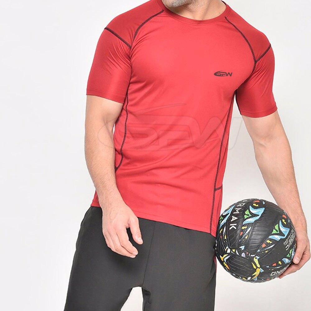 Wholesale Customized fitness t shirts gym fitness running Athletic t shirts training t shirts - view 5