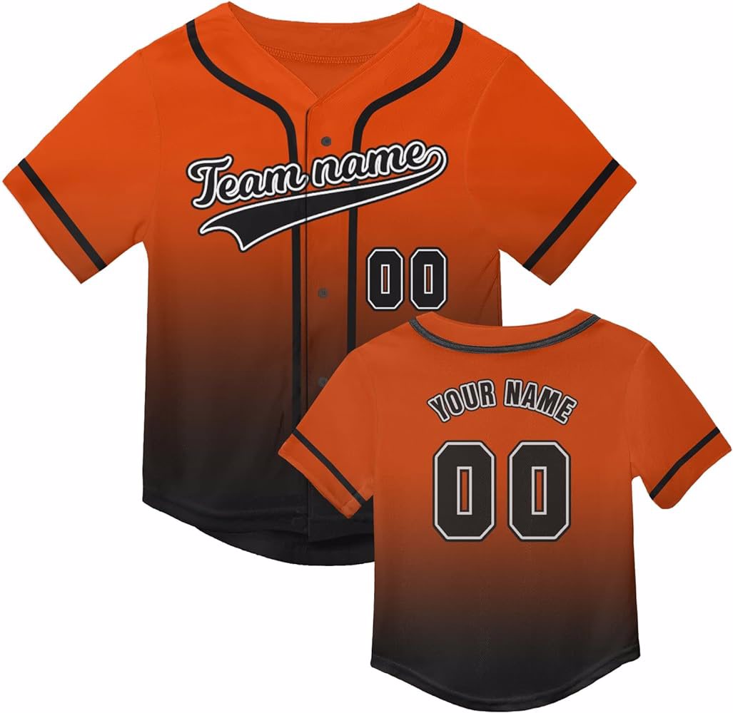 Wholesale Custom Printed Logo Sportswear Trend baseball jerseys Uniform Made BY HEBOLDIMPEX