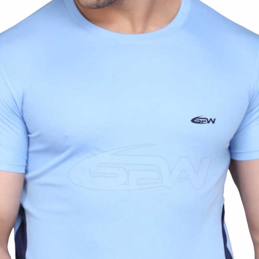 Men Bodybuilding Fitness Gyms Cotton Polyester T-Shirt Sports Breathable Muscle Fit Top Tee Shirt - view 4