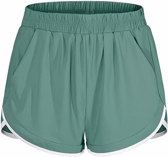 unisex amazing Hot selling Elastic Waist Double Layer Running Shorts for breathable comfortable - view 3