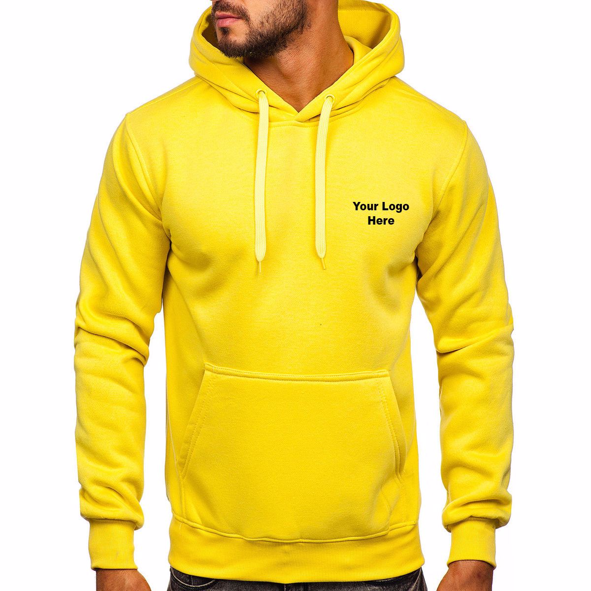 High Quality Men Gym Hoodie Sustainable Comfortable Hoodie Solid Embroidered Bulk Hoodies