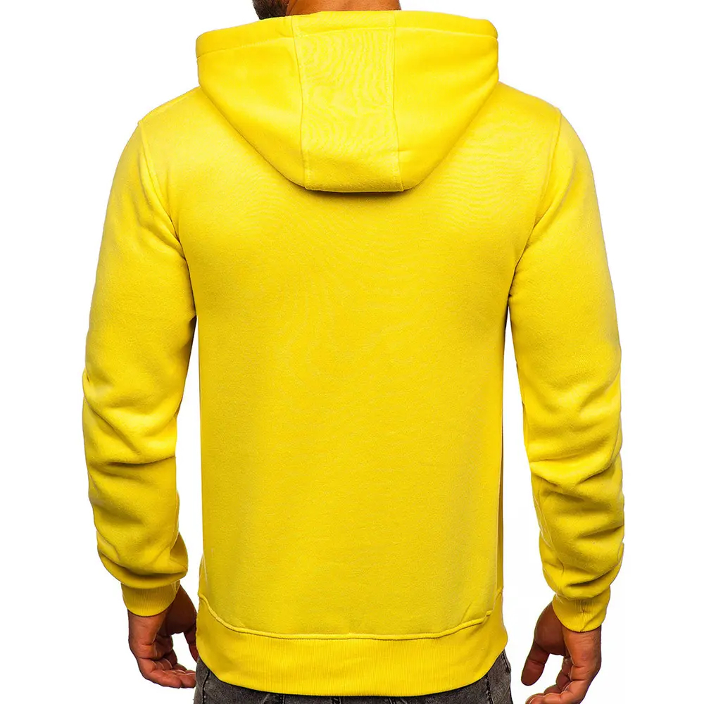 High Quality Men Gym Hoodie Sustainable Comfortable Hoodie Solid Embroidered Bulk Hoodies - view 5
