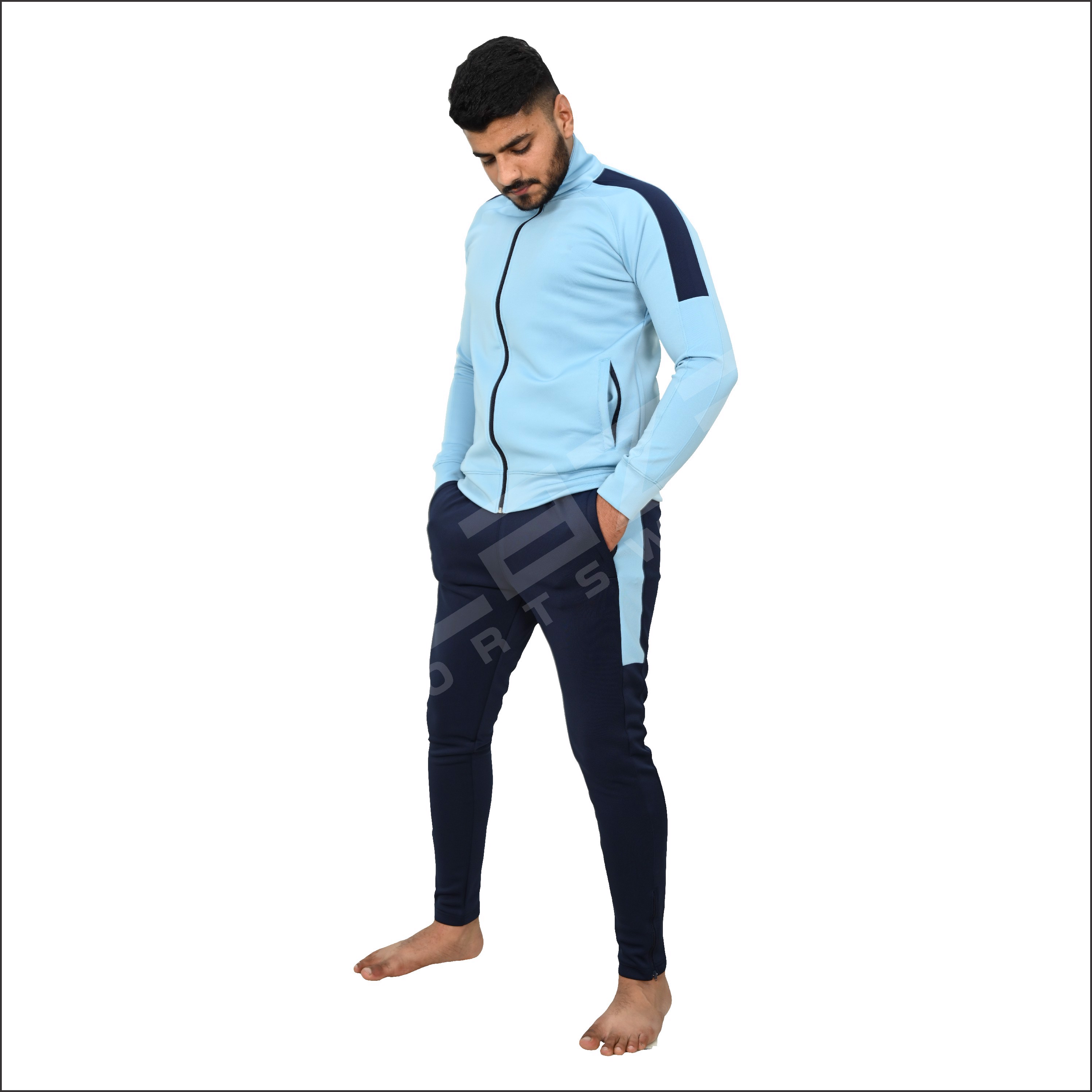 Custom Jogging Sweatshirt Tracksuit Athletic Fit Full Body Suits Men Fitness - view 3