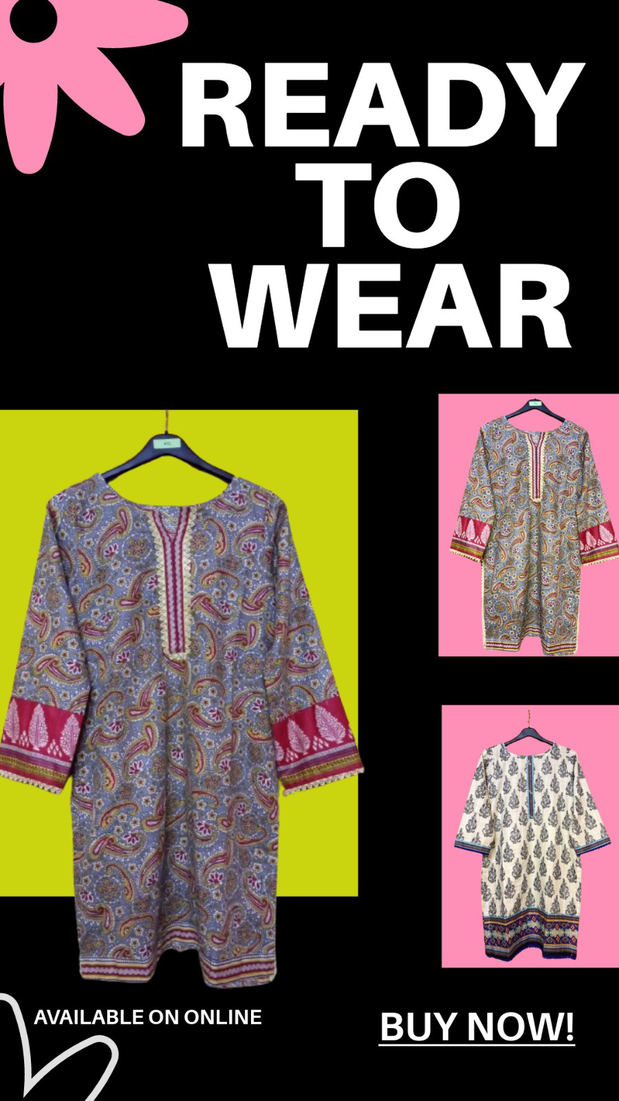 Ready To Wear Spring Collection Stylist Kurta 2024 - view 2