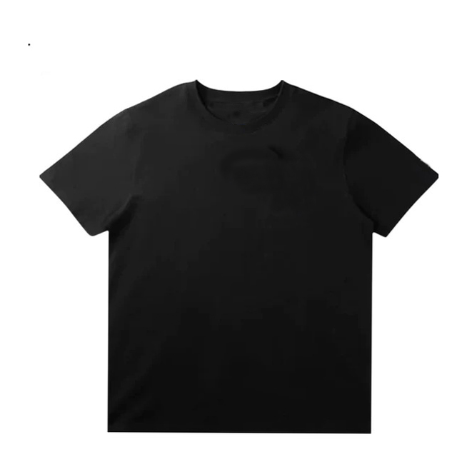  Drop Shoulder 3d Print Screen Printing Short Sleeve T-Shirt Oversized Heavy Cotton Men's T-Shirts