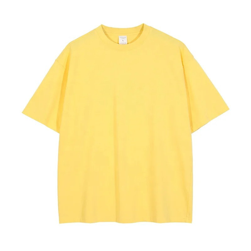 Custom Oversized Boxy Fit T-shirt Men's 100% Cotton Drop Shoulder Streetwear  - view 3