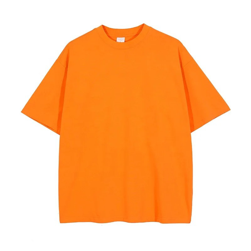 Custom Oversized Boxy Fit T-shirt Men's 100% Cotton Drop Shoulder Streetwear  - view 6