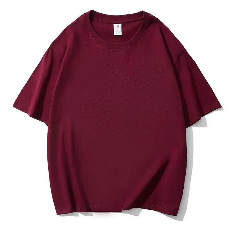 New Fashion Oversized Custom 220 Gsm Premium 100 Cotton Blank Round Neck Drop Shoulder T Shirt - view 5