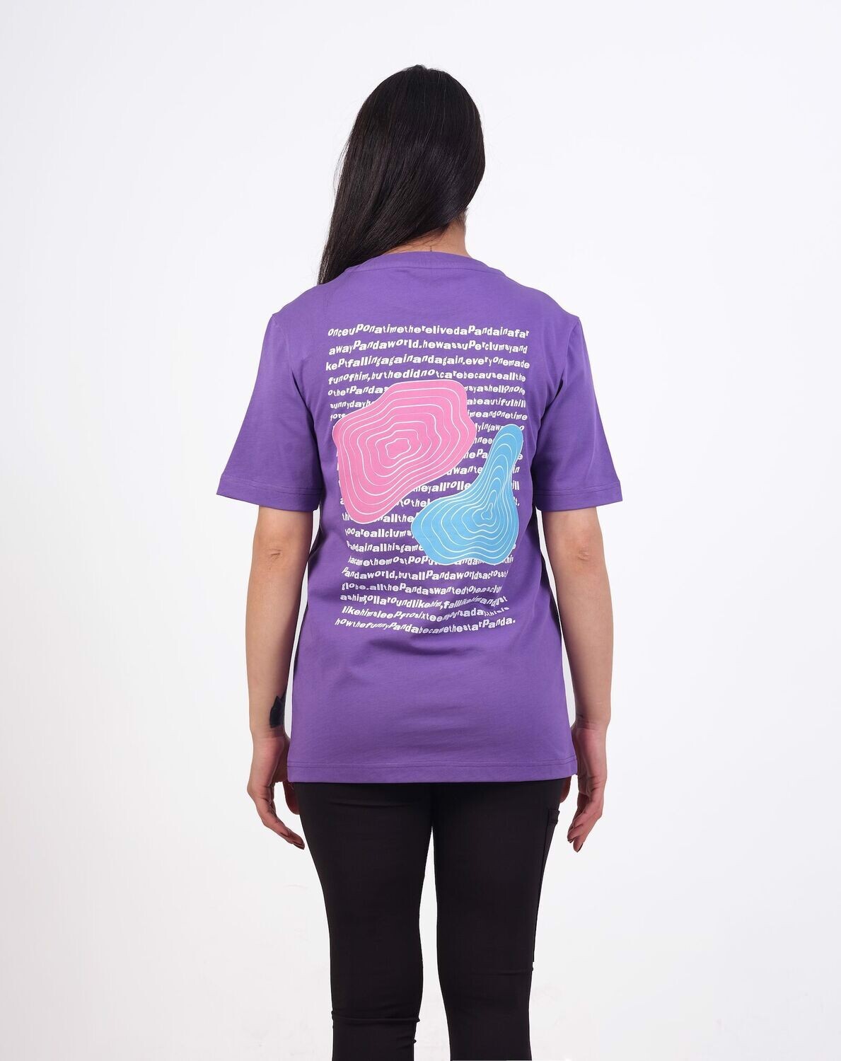 Printed %100 cotton women t-shirt - view 2