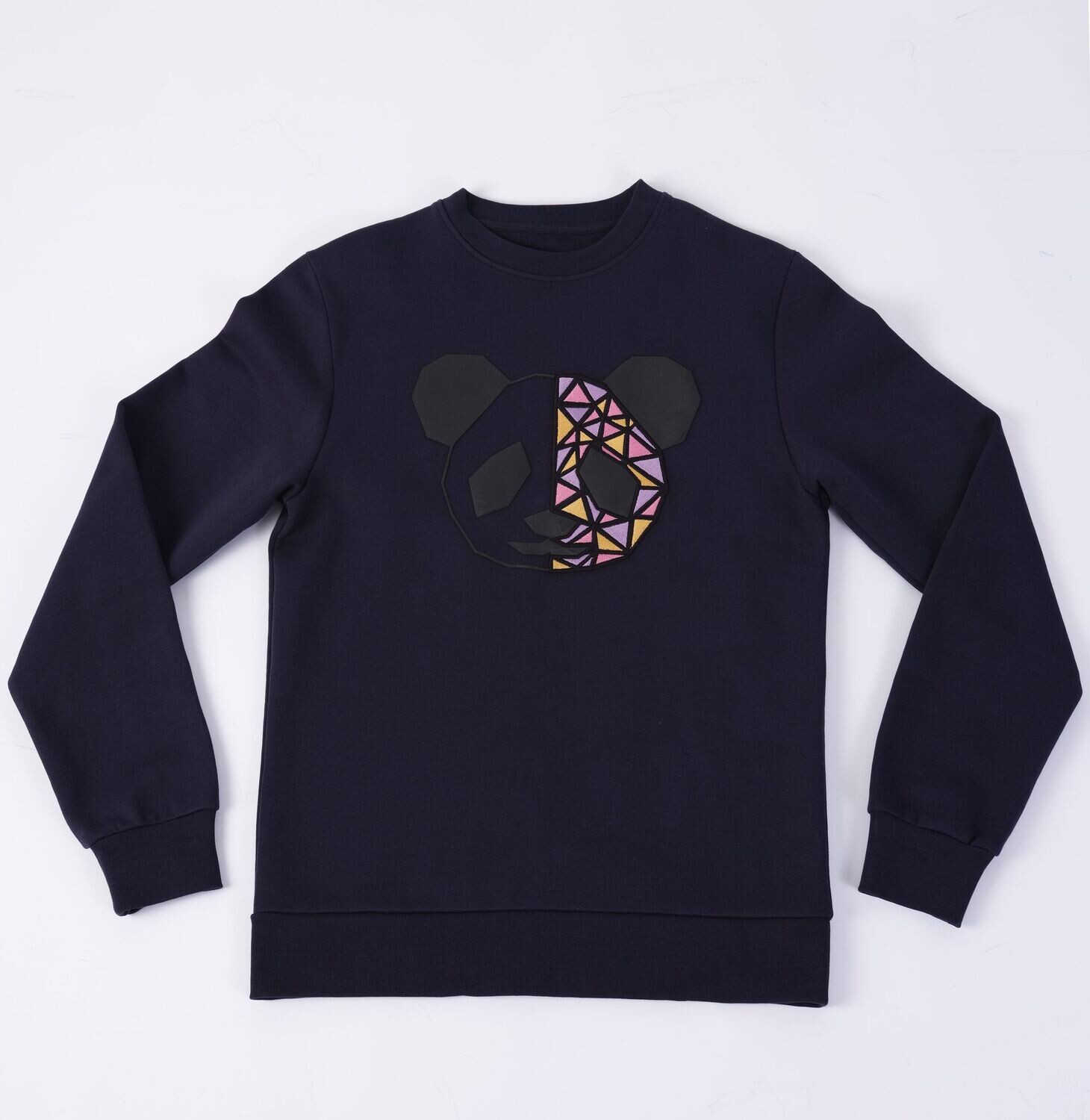 %100 cotton fleece women sweatshirt with embroidery