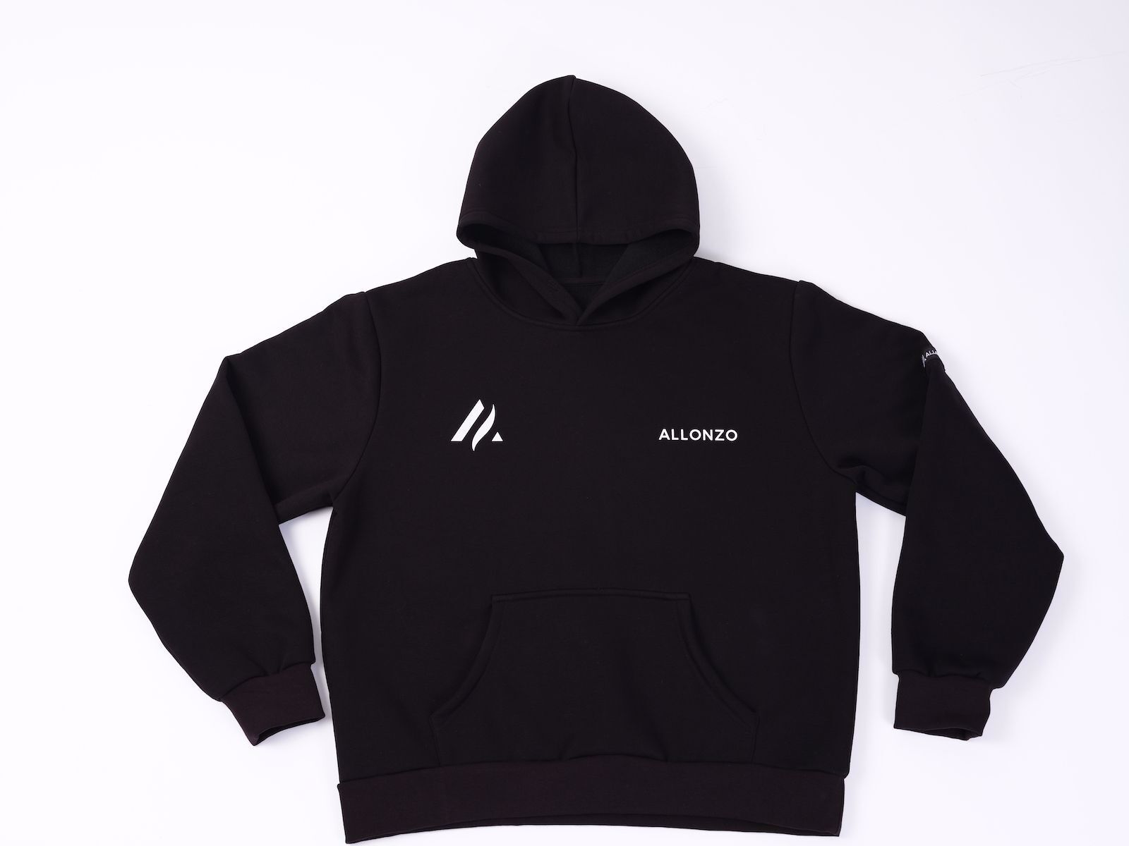 %100 cotton printed man hoodie - view 2